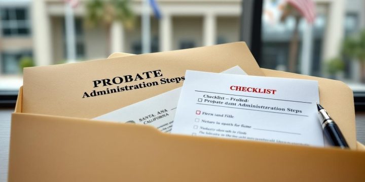 Probate Administration Steps: From Filing to Distribution in Santa Ana, California