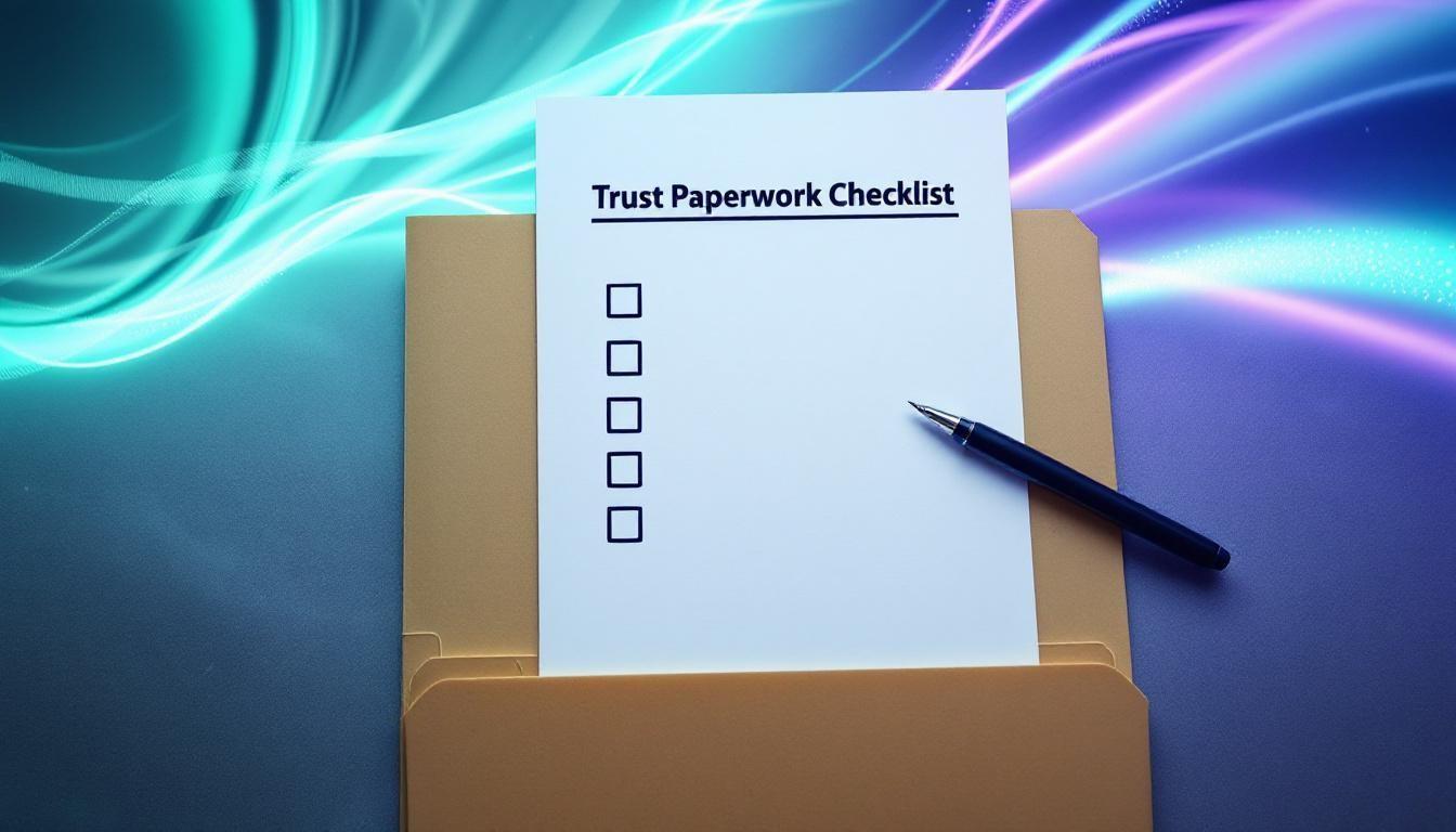 Streamline Your Trust With A Comprehensive Trust Paperwork Checklist