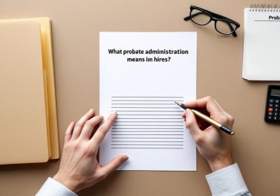 What probate administration explained means for heirs