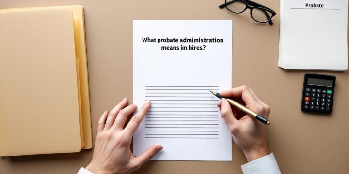 What probate administration explained means for heirs