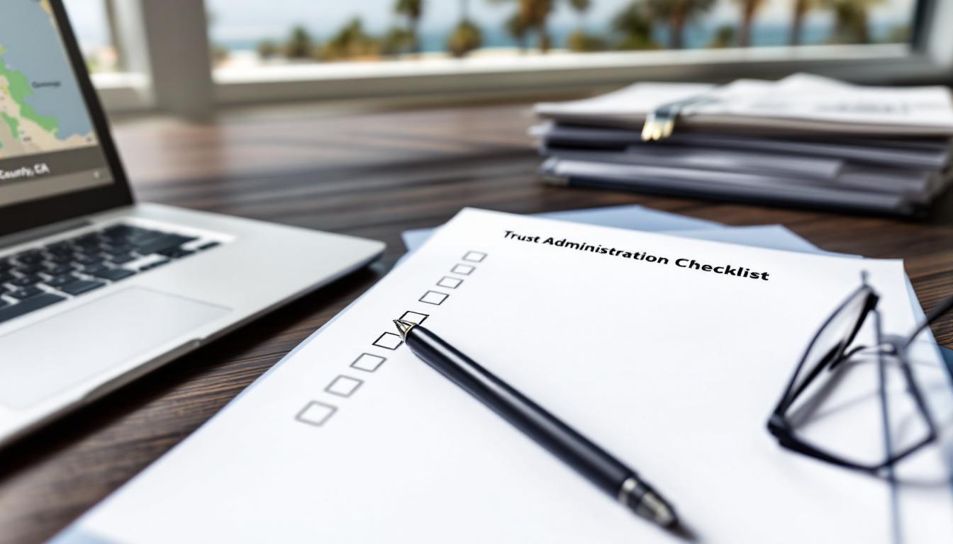 Your Trust Administration Checklist: Stay on Track With Confidence in Orange County, California