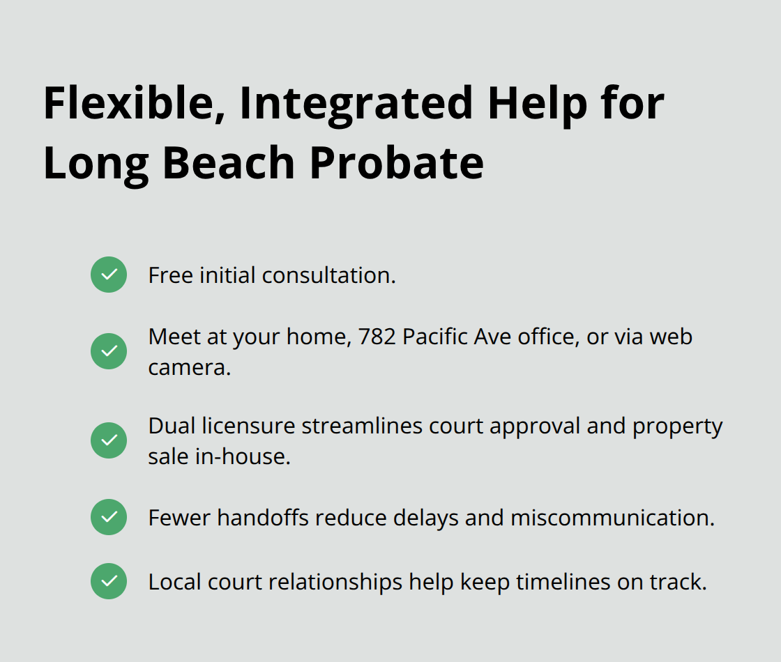 Service options and advantages that speed probate in Long Beach - Long Beach probate lawyer