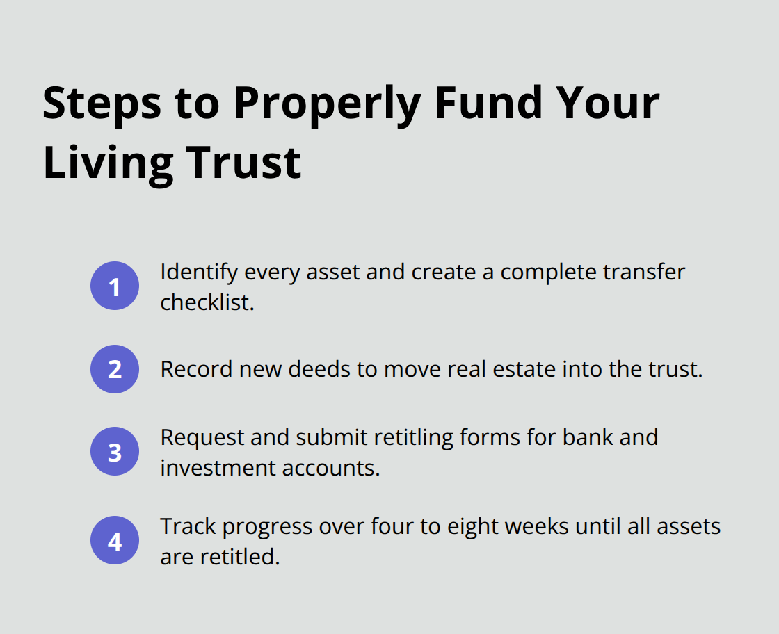 Actionable steps Southern California families can take to fund a living trust and avoid probate - SoCal trust planning attorney