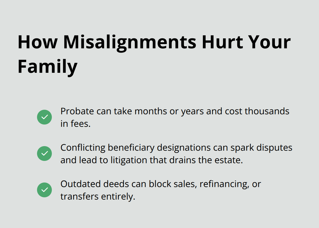 Key consequences of deed and estate plan misalignment for families - Trust deed review SoCal