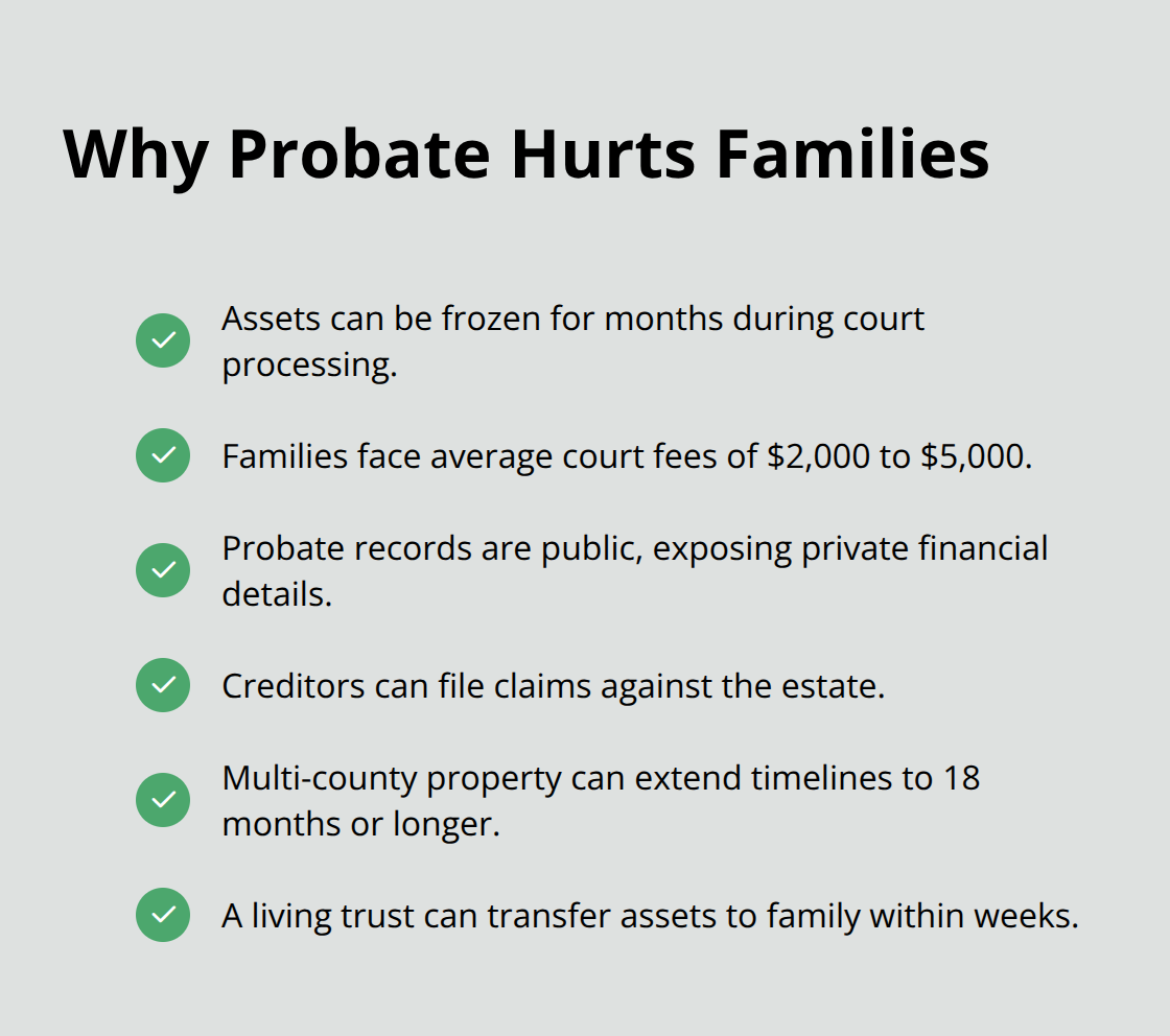 Key reasons probate harms families in California and how a living trust avoids them - Ventura County trust planning