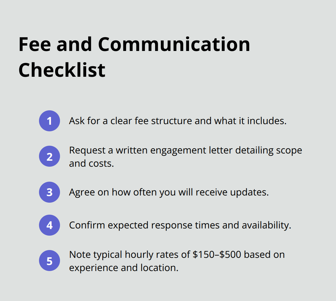 Key steps to clarify fees and communication with a trust administration attorney