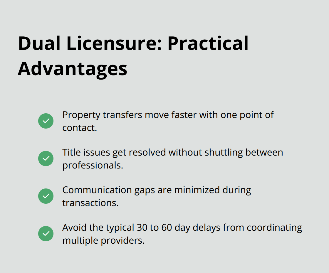 Benefits of having an attorney who is also a real estate professional - local trust administration attorney