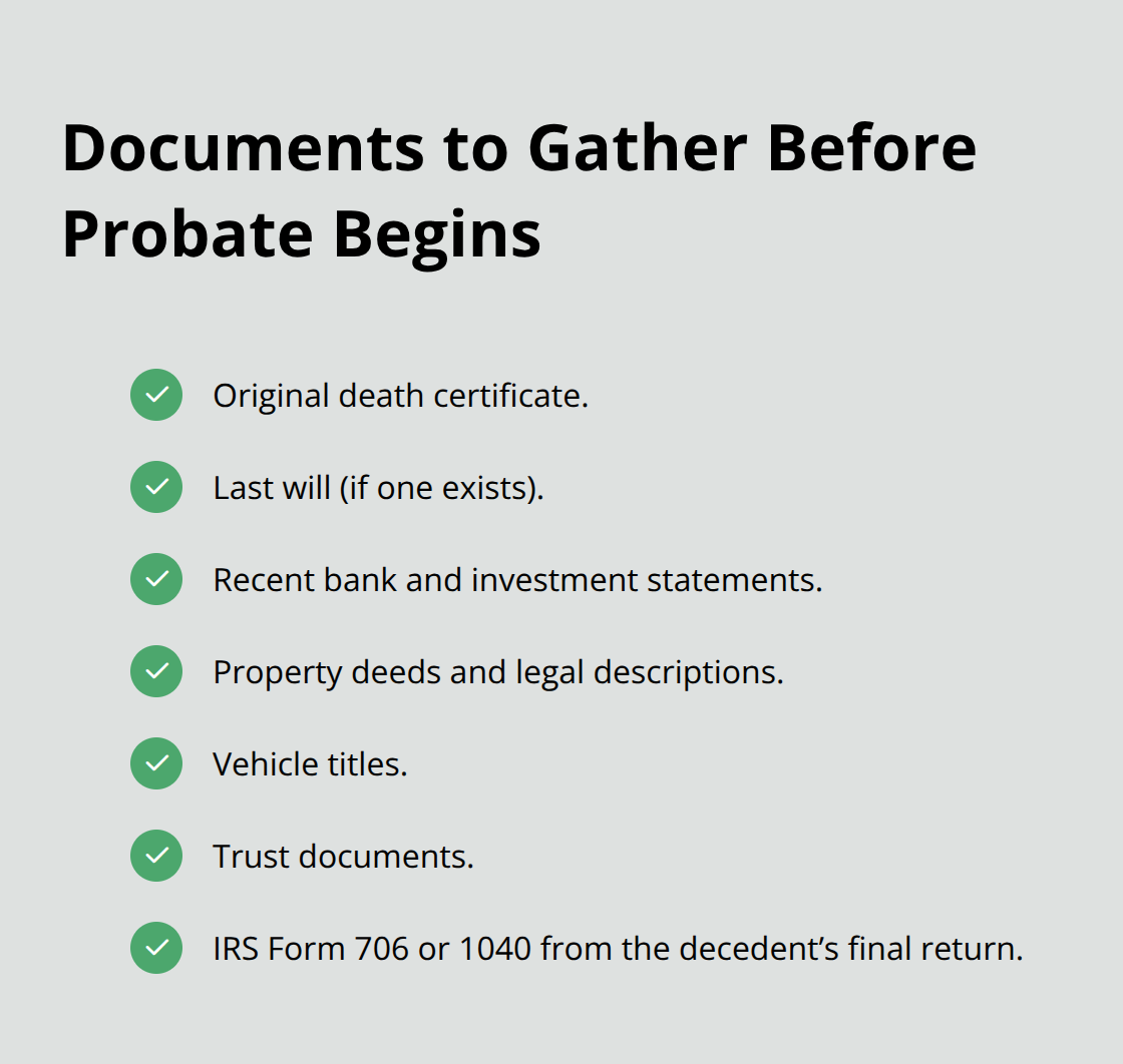 Essential records to collect to prevent probate delays